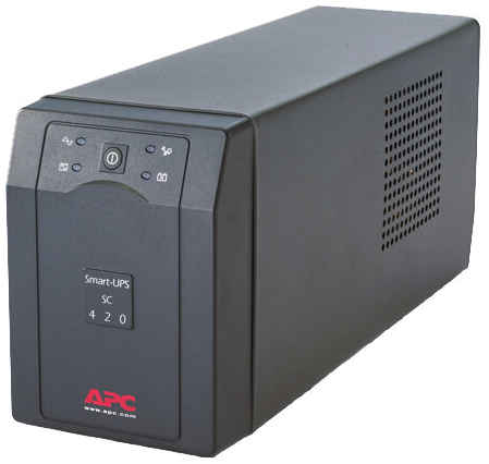 Интерактивный ИБП APC by Schneider Electric Smart-UPS SC420I серый 260 Вт