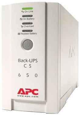 Резервный ИБП APC by Schneider Electric Back-UPS BK650EI белый 400 Вт