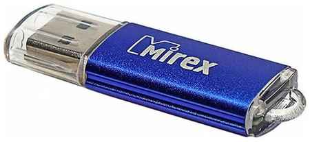 Mirex Флешка UNIT AQUA, 4 Гб, USB2.0, чт до 25 Мб/с, зап до 15 Мб/с, синяя