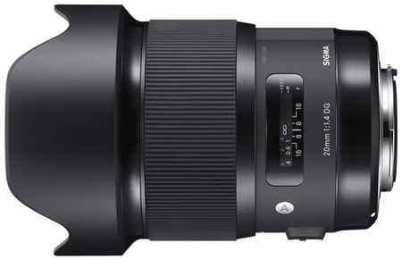 Объектив Sigma 20mm f/1.4 DG HSM Art Nikon F, черный 198995712131