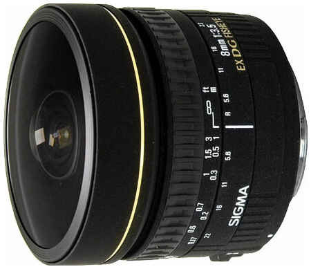 Объектив Sigma AF 8mm f/3.5 EX DG Circular Fisheye Canon EF