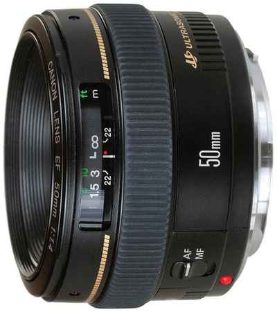 Объектив Canon EF 50mm f/1.4 USM, черный 198995716271