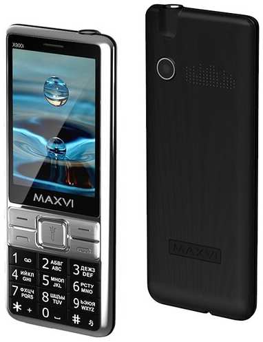 Телефон MAXVI X900i, 2 SIM, черный 198996153855