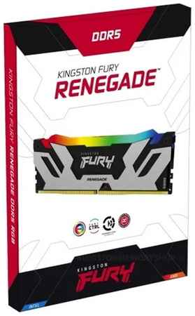 Оперативная память KINGSTON DIMM FURY Renegade RGB 16GB DDR5-6000 (KF560C32RSA-16) 198996888806