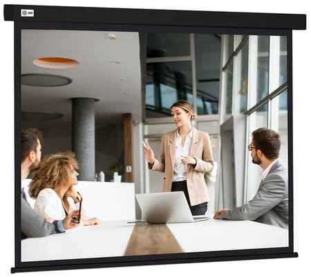 Черный экран cactus Wallscreen CS-PSW-168X299-BK, 140″, черный 198999510420