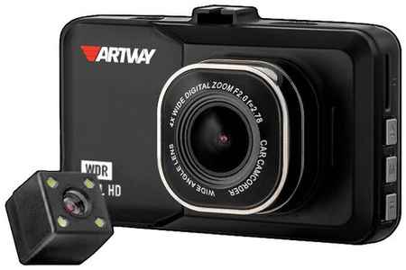 Видеорегистратор Artway AV-394, 2 камеры, черный 198999559490