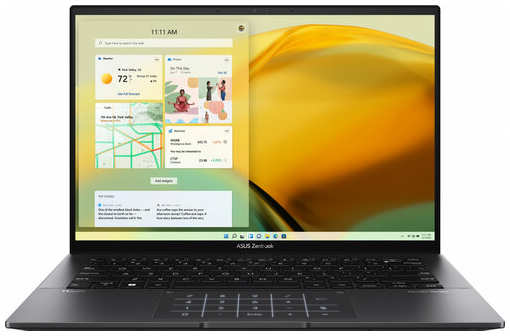 Ноутбук Asus Zenbook 14 UM3402YA-KP688 Ryzen 5 7530U 16Gb SSD 512Gb 14 IPS WQXGA (2560x1600) noOS black WiFi BT Bag (90NB0W95-M016J0) 1990549673