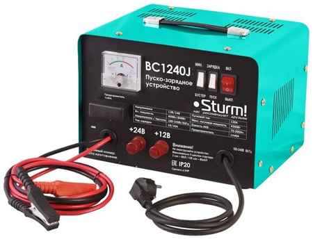 Пуско-зарядное устройство Sturm! BC1240J голубой 400 Вт 10 А 120 А 19911832413