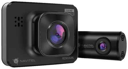 Видеорегистратор NAVITEL R250 Dual, 2 камеры, черный 19918124446