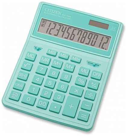 Калькулятор бухгалтерский CITIZEN SDC-444X, бирюзовый 19926901747