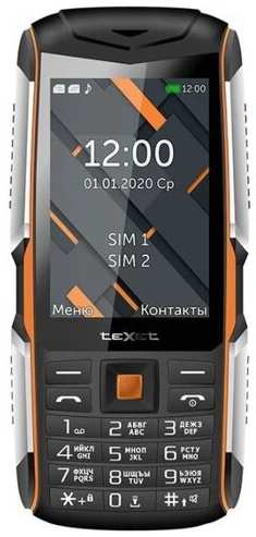 Телефон teXet TM-D426, 2 SIM, черный/оранжевый 19928318461