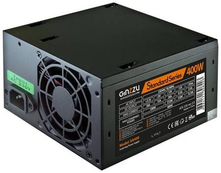 Блок питания Ginzzu SA400 400W