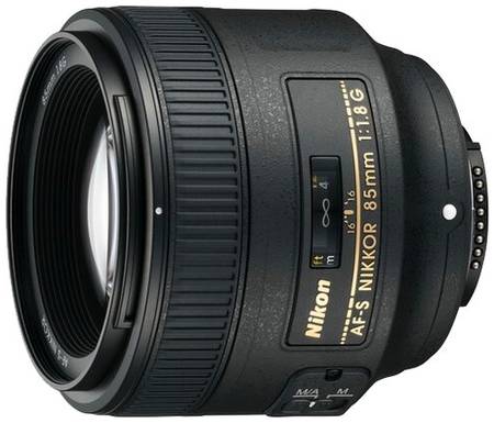 Объектив Nikon 85mm f/1.8G AF-S Nikkor, черный 199320304