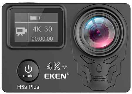 Экшн-камера EKEN H5s Plus, 12МП, 3840x1920, 1050 мА·ч, черный 1994959101