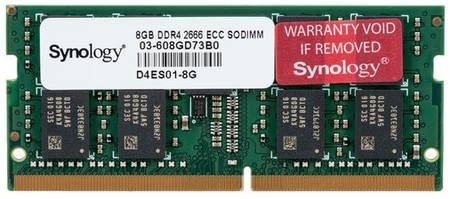 Оперативная память Synology 8 ГБ DDR4 2666 МГц SODIMM CL19 D4ES01-8G 19950148375