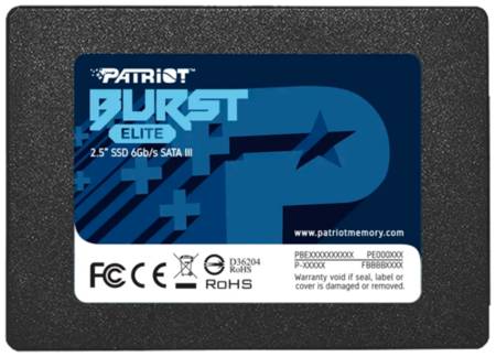Твердотельный накопитель Patriot Memory Burst Elite 1.9 ТБ SATA PBE192TS25SSDR