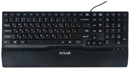 Клавиатура Delux DLK-1882 Black USB черный 199585112
