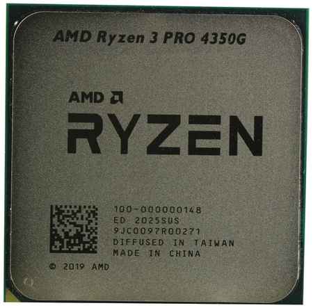 Процессор AMD Ryzen 3 PRO 4350G AM4, 4 x 3800 МГц, OEM 19969756448
