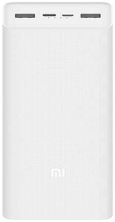 Miaomiaoce Внешний аккумулятор Xiaomi Mi Power Bank 3 30000mah, портативный аккумулятор, Power Bank, белый 19974647502