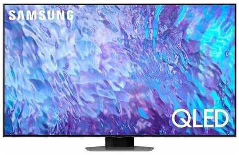 Телевизор Samsung QE65Q80CAUXRU, QLED, 4K Ultra HD, черный 1998319118