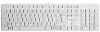 Клавиатура Delux KA150U White USB белый, 1 шт