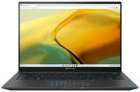 Ноутбук ASUS Zenbook 14X UX3404VA-M9015W, 14.5″ (2880x1800) OLED 120Гц / Intel Core i5-13500H / 16ГБ LPDDR5 / 512ГБ SSD / Iris Xe Graphics / Win 11 Home, серый (90NB1081-M002Y0)