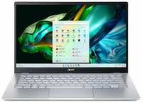 Ноутбук Acer Swift Go 14 SFG14-41-R2U2, 14″ FHD IPS / AMD Ryzen 5 7530U / 16ГБ LPDDR4X / 512ГБ SSD / Radeon Graphics / Win 11H, серебристый (NX. KG3CD.003)