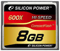 Карта памяти Silicon Power Compact Flash 64 ГБ, черный