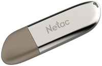 Флешка Netac U352 USB 2.0 8 ГБ, 1 шт., серебристый / коричневый