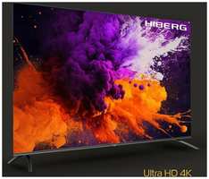 Телевизор HIBERG QLED 65Y, диагональ 65 дюймов, Ultra HD 4K, HDR, Smart TV, голосовое управление Алиса