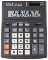 Калькулятор бухгалтерский STAFF Plus STF-333-12, черно-синий, 3 шт