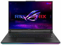 Ноутбук ASUS ROG Strix Scar 18 G834JYR-R6080W, 18″ (2560x1600) IPS 240Гц / Intel Core i9-14900HX / 32ГБ DDR5 / 2ТБ SSD / GeForce RTX 4090 16ГБ / Win 11 Home, черный (90NR0IP2-M00400)
