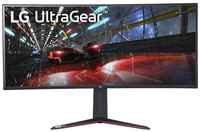 LG Монитор LG 37.5″ UltraGear 38GN950-B IPS LED 1ms 21:9 HDMI матовая HAS 750cd 178гр/178гр 3840x1600 160Hz G-Sync DP UW+ USB 9.2кг 38GN950-B. ARUZ