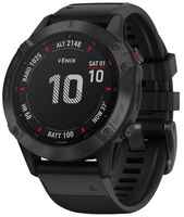 Умные часы Garmin Fenix 6 Pro 33 мм GPS, черный