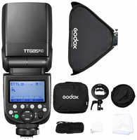 Вспышка Godox ThinkLite TT685IIC +Софтбокс Godox 80x80 для Canon