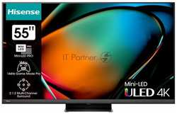 Телевизор LED Hisense 55″ 55U8KQ 4K Ultra HD 120Hz DVB-T DVB-T2 DVB-C DVB-S DVB-S2 USB W