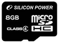 Карта памяти Silicon Power microSDHC 32 ГБ Class 4, фиолетовый 191404633