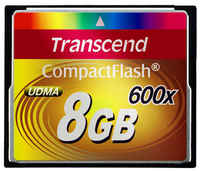 Карта памяти Transcend Compact Flash 64 ГБ, R/W 90/90 МБ/с