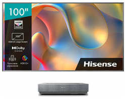 Телевизор HISENSE ED Hisense 100″ Laser TV 100L5H черный 4K Ultra HD 100Hz DVB-T DVB-T2 DVB-C DVB-S DVB-S2 WiFi Smart TV