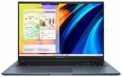 Ноутбук ASUS Vivobook Pro 16 K6602ZC-N1048, 16″ (1920x1200) IPS 120Гц / Intel Core i5-12500H / 16ГБ DDR4 / 512ГБ SSD / GeForce RTX 3050 4ГБ / Без ОС, синий (90NB0Z51-M002A0)