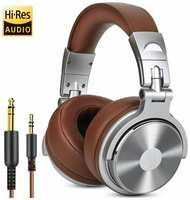 Наушники с микрофоном Oneodio, проводные, 10 цветов, Pro-30-Silver