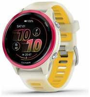 Garmin Forerunner 570 - 42мм, алюминиевый безель малинового цвета, ремешок манго