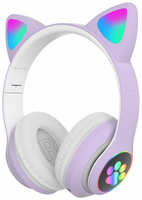 CAT ear Беспроводные наушники со светящимися ушками и лапками кошки STN-28 с микрофоном, Bluetooth-гарнитура