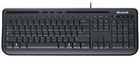 Клавиатура Microsoft Wired Keyboard 600 Black USB черный, английская / русская (ANSI)