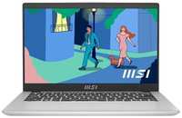 Ноутбук 14.0 MSI Modern C12M-239RU i5 1235U 8Gb SSD512Gb Intel Iris Xe graphics IPS FHD (1920x1080) Windows 11 Home silver WiFi BT Cam (9S7-14J111-239)