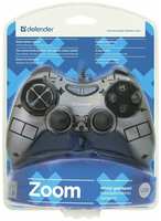 Геймпад Defender Zoom USB, проводной, 10 кнопок, 1,5 м