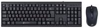 Комплект клавиатура + мышь OKLICK 630M, черный, английская / русская