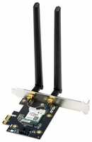 Сетевой адаптер Wi-Fi+ Bluetooth ASUS PCE-BE6500, Wi-Fi 7 BE6500, BT 5.4, PCI-Express x 1 (PCE-BE6500)