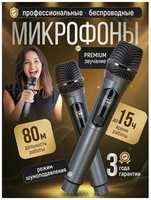 Digital Smart Микрофон караоке беспроводной, 2 шт, с шумоподавлением