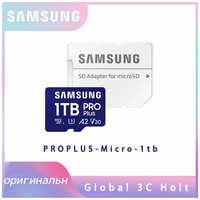 100% оригинальная карта памяти SAMSUNG PRO Plus 1TB класс 10 U3 скорость чтения до 180MB/s A2 TF Card V30 Micro SD Card для телефона